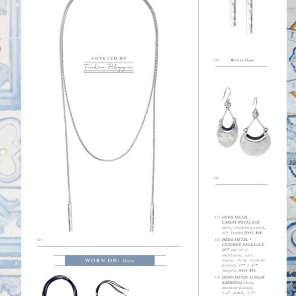 Chloe + Isabel Hero Metal Lariat Necklace